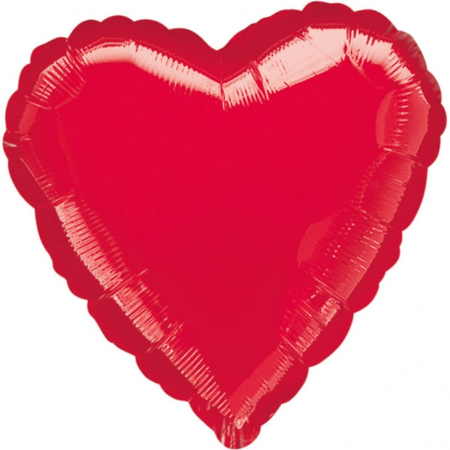 18/45cm Corazon Rojo Metal